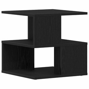 vidaXL Table d'appoint Chêne noir 40 x 40 x 40 cm Bois d'ingénierie