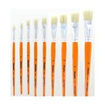 Brosse plate soie de porc n°10 cléopâtre cléopâtre