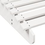 vidaXL Chaise longue blanc 205x60x31 5 cm bois massif de pin