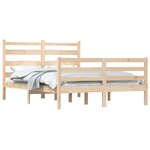 vidaXL Cadre de lit sans matelas bois massif de pin 160x200 cm