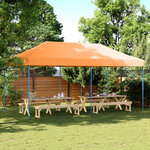 vidaXL Tente de fête Orange 292 x 580 x 315 cm Tissu Oxford