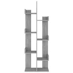vidaXL Bibliothèque 48x25 5x140 cm Sonoma gris Bois d'ingénierie