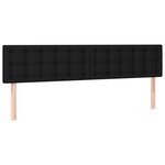 vidaXL Sommier à lattes de lit matelas et LED noir 120x190 cm tissu