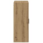 vidaXL Armoire murale chêne artisanal 69 5x34x90 cm