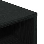 vidaXL Bibliothèque noir 34x31x80 cm bois d'ingénierie