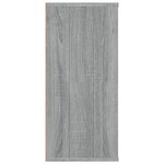 vidaXL Bibliothèque/Buffet Sonoma gris 66x30x98 cm Bois d'ingénierie