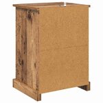 vidaXL Cabinet de chevet Bois ancien 43 x 36 x 60 cm Bois d'ingénierie