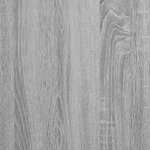 vidaXL Buffet haut sonoma gris 35 5x35x106 5 cm bois ingénierie métal
