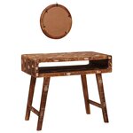 vidaXL Table de Toilette Marron 90 x 76 x 45 cm Bois récupéré massif