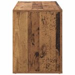 vidaXL Rack à chaussures Bois ancien 75 x 35 x 45 cm Bois d'ingénierie