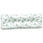 vidaXL Coussins de palette lot de 7 motif de feuilles tissu