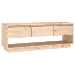 vidaXL Meuble TV 110 5x34x40 cm Bois de pin massif