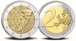 Pièce de monnaie 2 euro commémorative pays-bas 2022 be - programme erasmus
