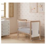 Lit Luciana 120x60 Blanc/Bois