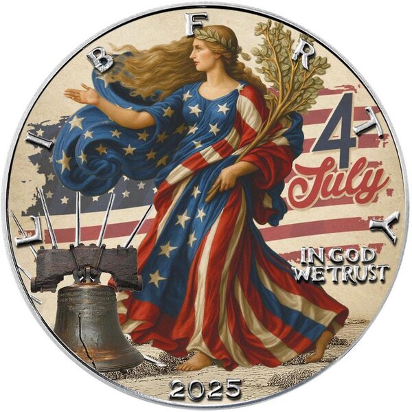 Pièce de monnaie en Argent 1 Dollar g 31.1 (1 oz) Millésime 2025 SPIRIT OF LIBERTY