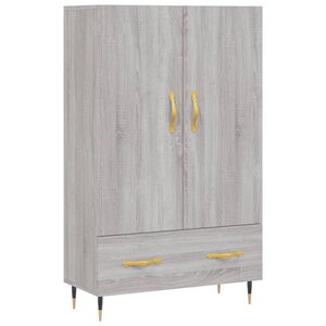 vidaXL Buffet haut sonoma gris 69 5x31x115 cm bois d'ingénierie