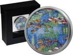 Monnaie NINFEE Claude Monet Crystal Art Argent 2000 Francs Cameroon 2026 (PRÉCOMMANDE)