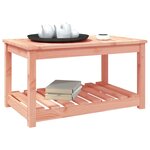vidaXL Table de jardin 82 5x50 5x45 cm bois massif de douglas