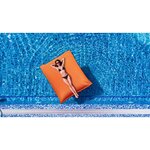 Pouf géant piscine couleur en toile polyester mesh