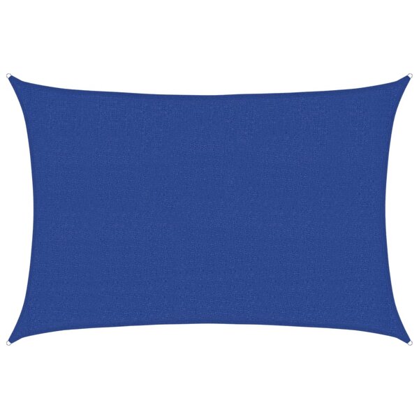 vidaXL Voile d'ombrage 160 g/m² Bleu 2 5x4 m PEHD