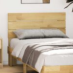 vidaXL Tête de lit 90 cm bois massif de chêne