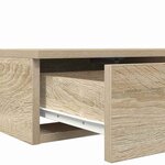 vidaXL Tiroirs de lit avec tiroir Chêne sonoma 200 x 36.5 x 16.5 cm