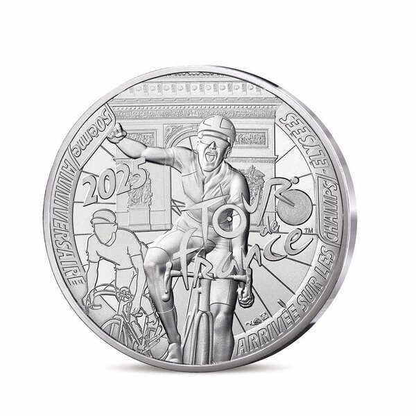 Tour de France 2025 Monnaie de 10€ Argent