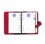 Agenda TIMER 17 scolaire 1 Jour / Page Club rouge cerise QUOVADIS