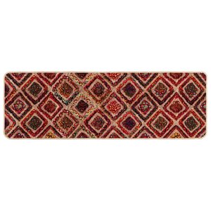 vidaXL Coureur de Tapis MARSA Multicolore 50 x 100 cm Polyester et PVC