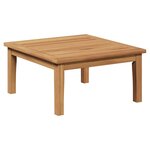 vidaXL Banc de jardin 2 Pièces Marron Teck massif