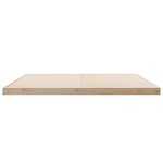 vidaXL Cadre de lit surélevé Naturel 180 x 220 cm Bois de pin massif