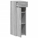 vidaXL Buffet sonoma gris 30x42 5x93 cm bois d'ingénierie