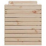 vidaXL Banc avec jardinières 167 5x60x65 cm bois massif de pin