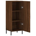 vidaXL Buffet Chêne marron 34 5x34x90 cm Bois d'ingénierie