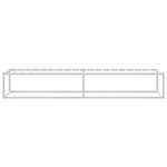 vidaXL Cadre de lit sans matelas blanc 90x200 cm métal