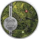 Pièce de monnaie en Argent 2 Dollars g 31.1 (1 oz) Millésime 2025 Armored Vehicles LEOPARD