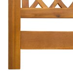 vidaXL Banc balançoire de jardin 2 -Seater 110 x 56 x 58 cm Naturel