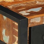 vidaXL Tables de chevet 2 Pièces multicolore bois massif de manguier brut