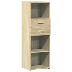 vidaXL Buffet haut chêne sonoma 40x42 5x124 cm bois d'ingénierie