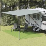 vidaXL Tapis de tente vert clair 300x500 cm PEHD