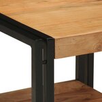 Table basse vidaXL 40x50x38 cm en bois d'acacia massif