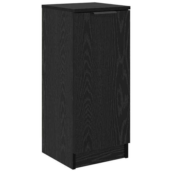 vidaXL Buffet Chêne noir 30 x 30 x 70 cm Bois d'ingénierie