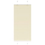 vidaXL Store plissé crème 55x150 cm largeur du tissu 54 4 cm polyester