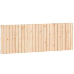 vidaXL Tête de lit murale 166x3x60 cm Bois massif de pin