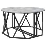 vidaXL Table basse Sonoma gris 80 x 80 x 42 cm