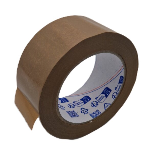 lot de 6 Rouleaux Adhésifs PVC: 48 mm X 100 mètres havane silencieux