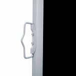 vidaXL Auvent latéral rétractable Noir 100 x 600 cm