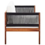 vidaXL Canapé de jardin à 2 places Bois d'acacia massif