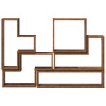 vidaXL Cube mural Autre Bois ancien 96 x 12 x 64 cm Bois d'ingénierie