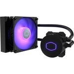 COOLER MASTER MasterLiquid ML120L V2 RGB - WaterCooling Processeur AIO (Intel & AMD), 1x 120mm RGB